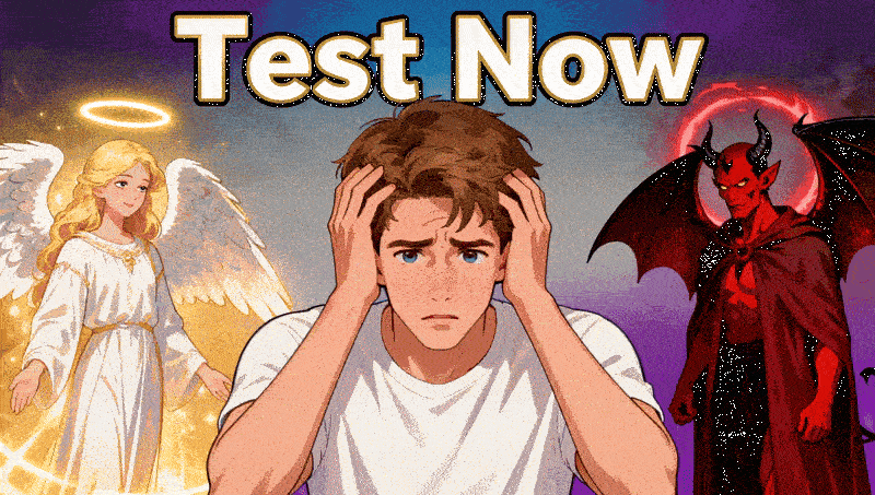 Angel or Devil: Which Side Secretly Runs You?